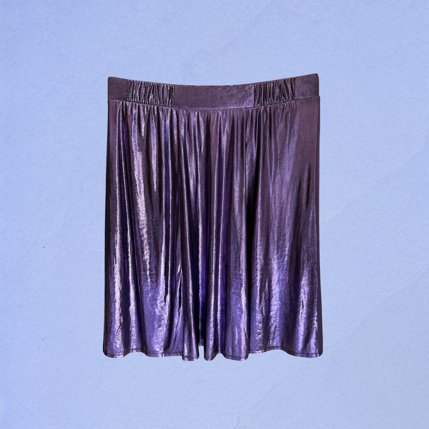 Plus Size Clothing High Quality Affordable Metallic A-line Prom Skirt