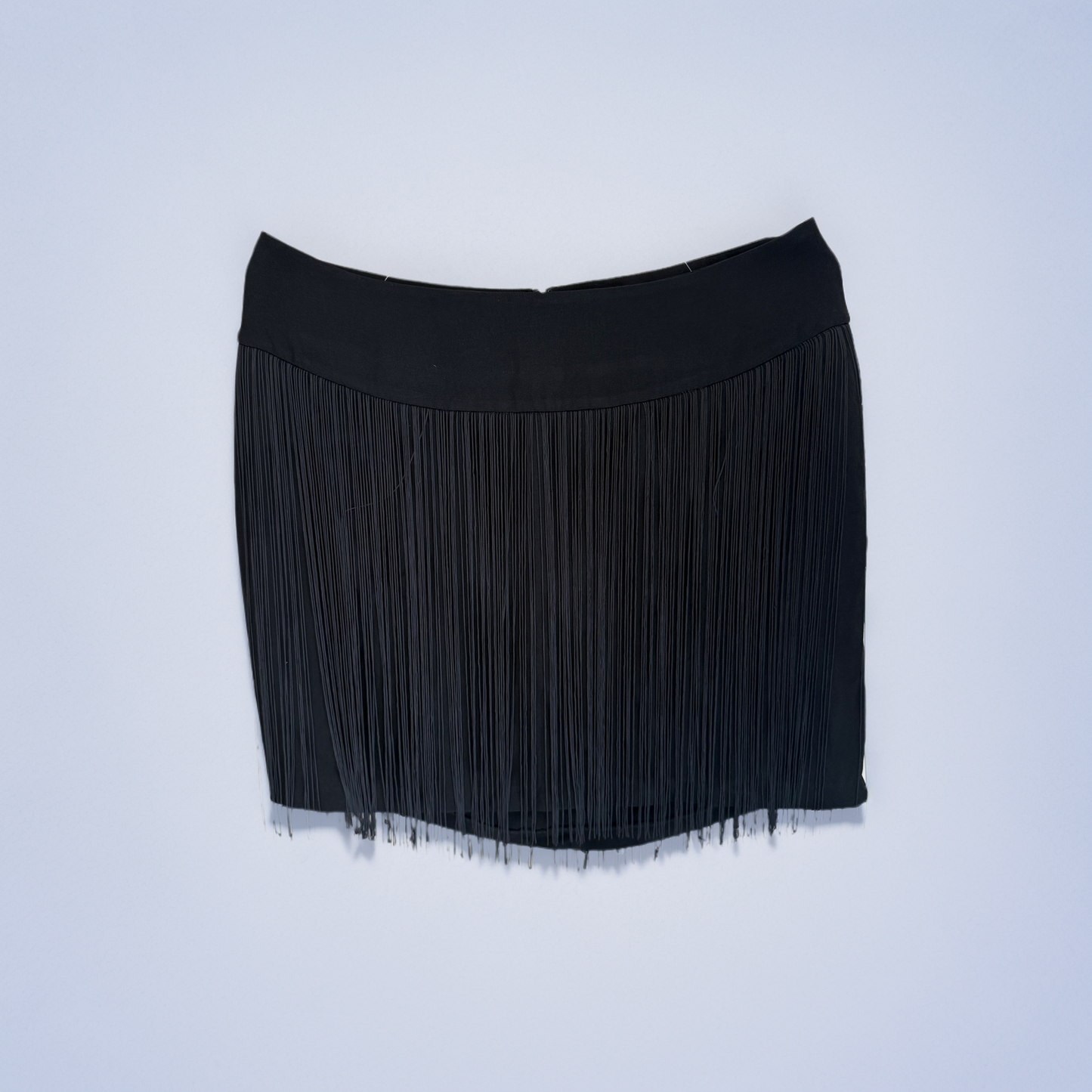 Plus Size Clothing High Quality Affordable Black Tassels Mini Pencil Skirt