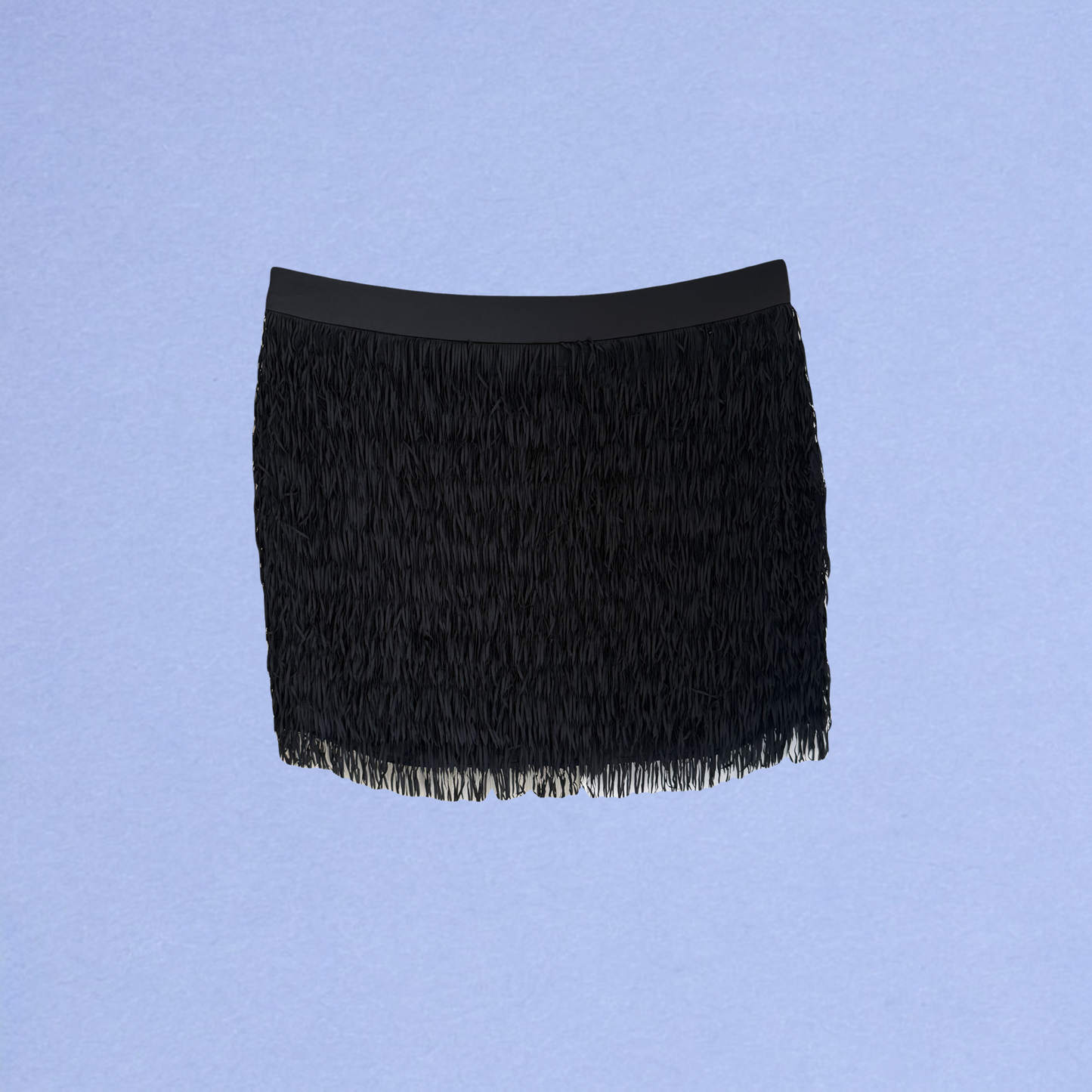 Plus Size Clothing High Quality Affordable Black Tassel Cake Skirt
