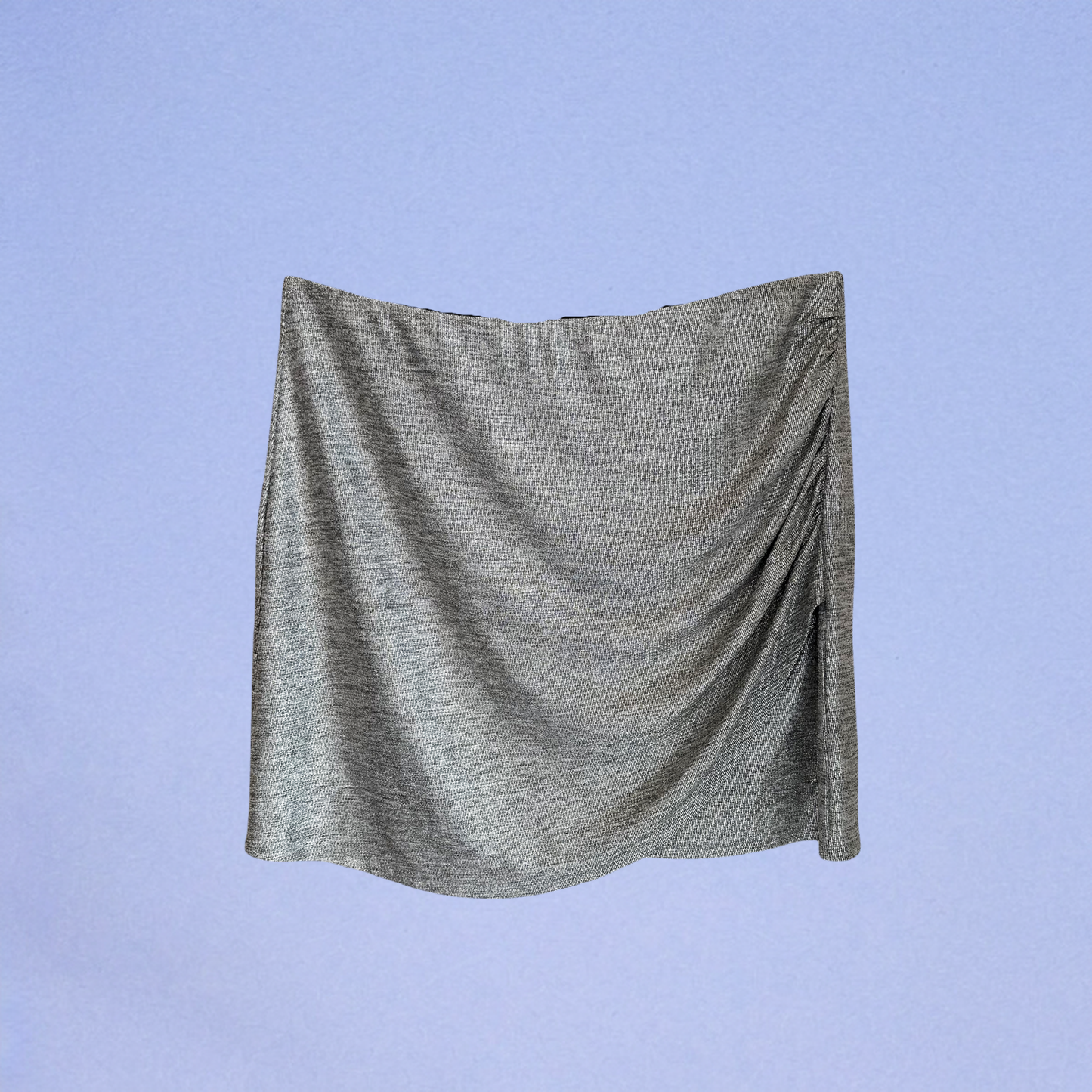 Plus Size Clothing High Quality Affordable Metal Silver One-step Skirt