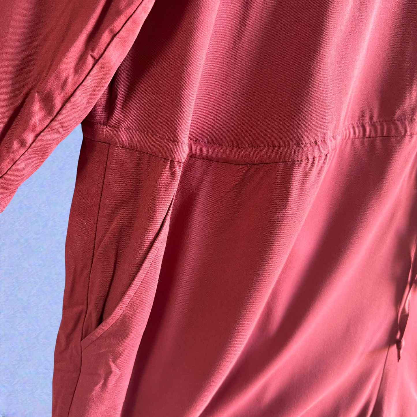 Plus Size Clothing High Quality Affordable Zipper Multiple Pockets Drawstring 3/4 Sleeves Jumpskirt Skirted Romper