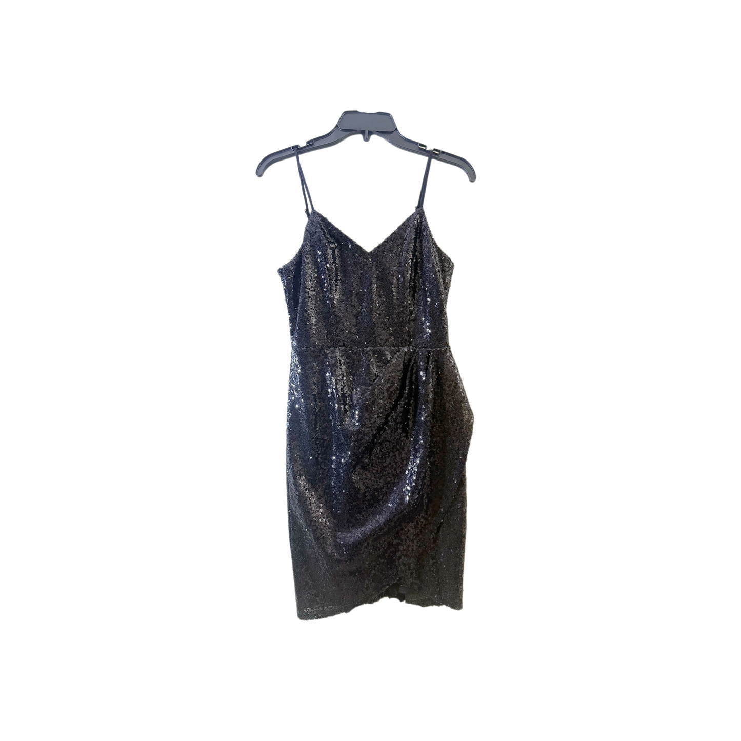 Size 7 prom Black patch suspender dress