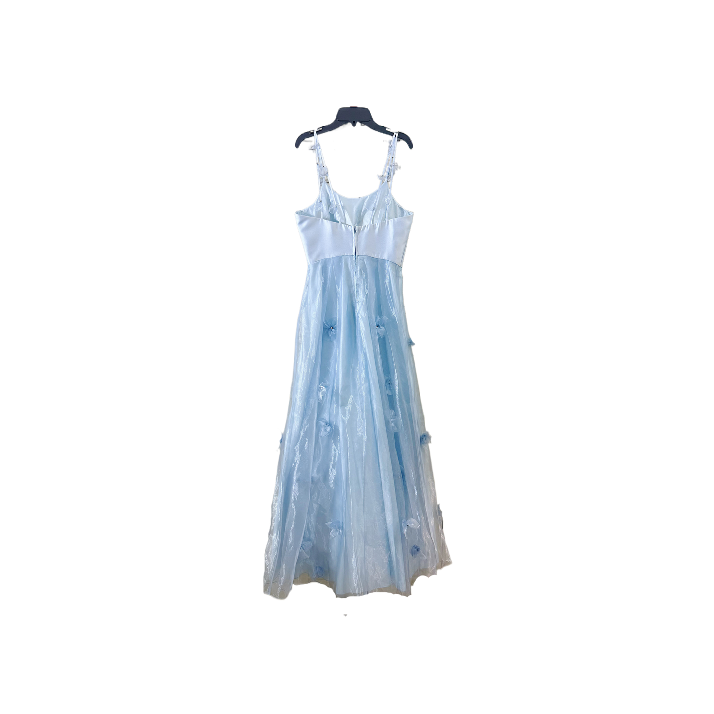 size 7 prom Gauze 3D Flower Gauze Dress
