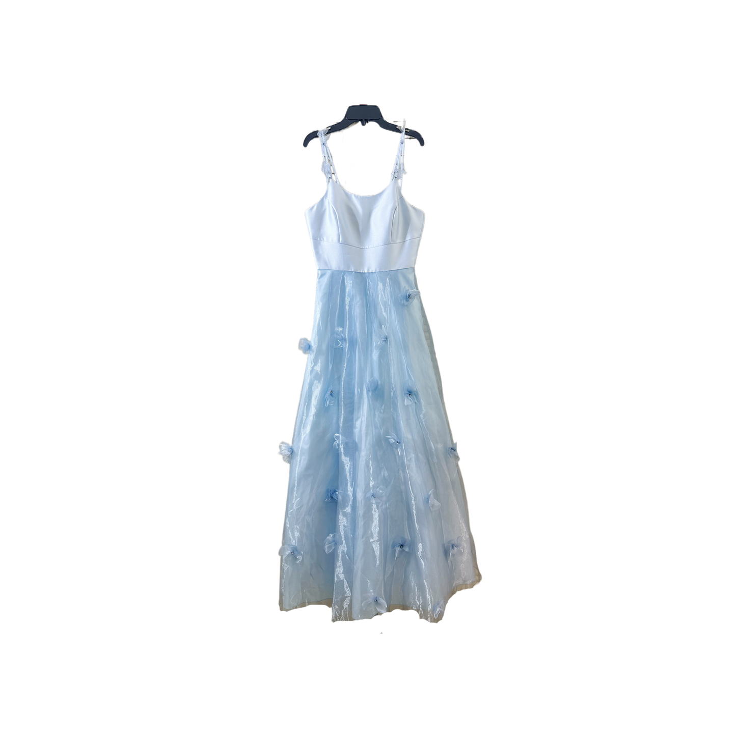 size 7 prom Gauze 3D Flower Gauze Dress