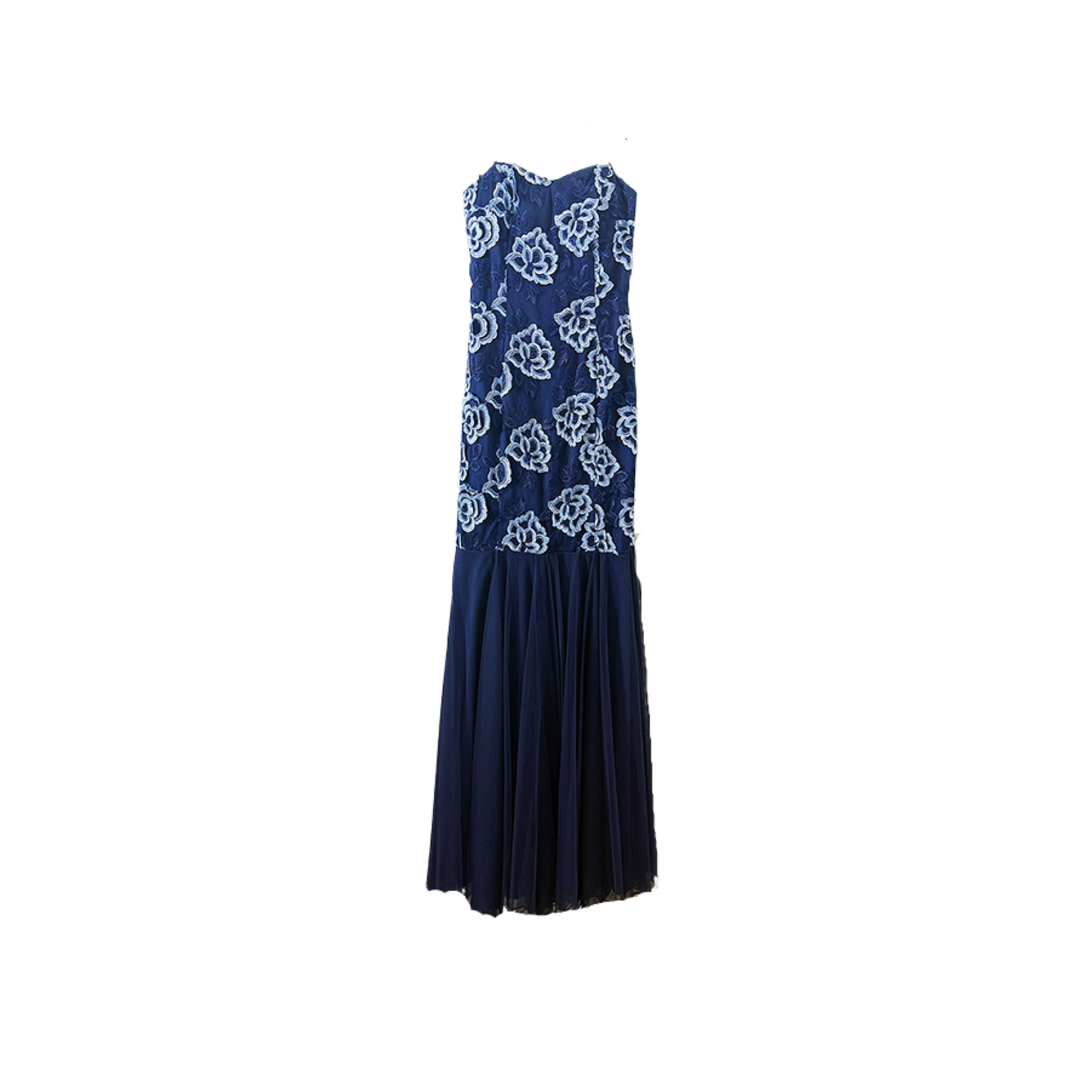 size 7 prom Embroidered Tulle Dress