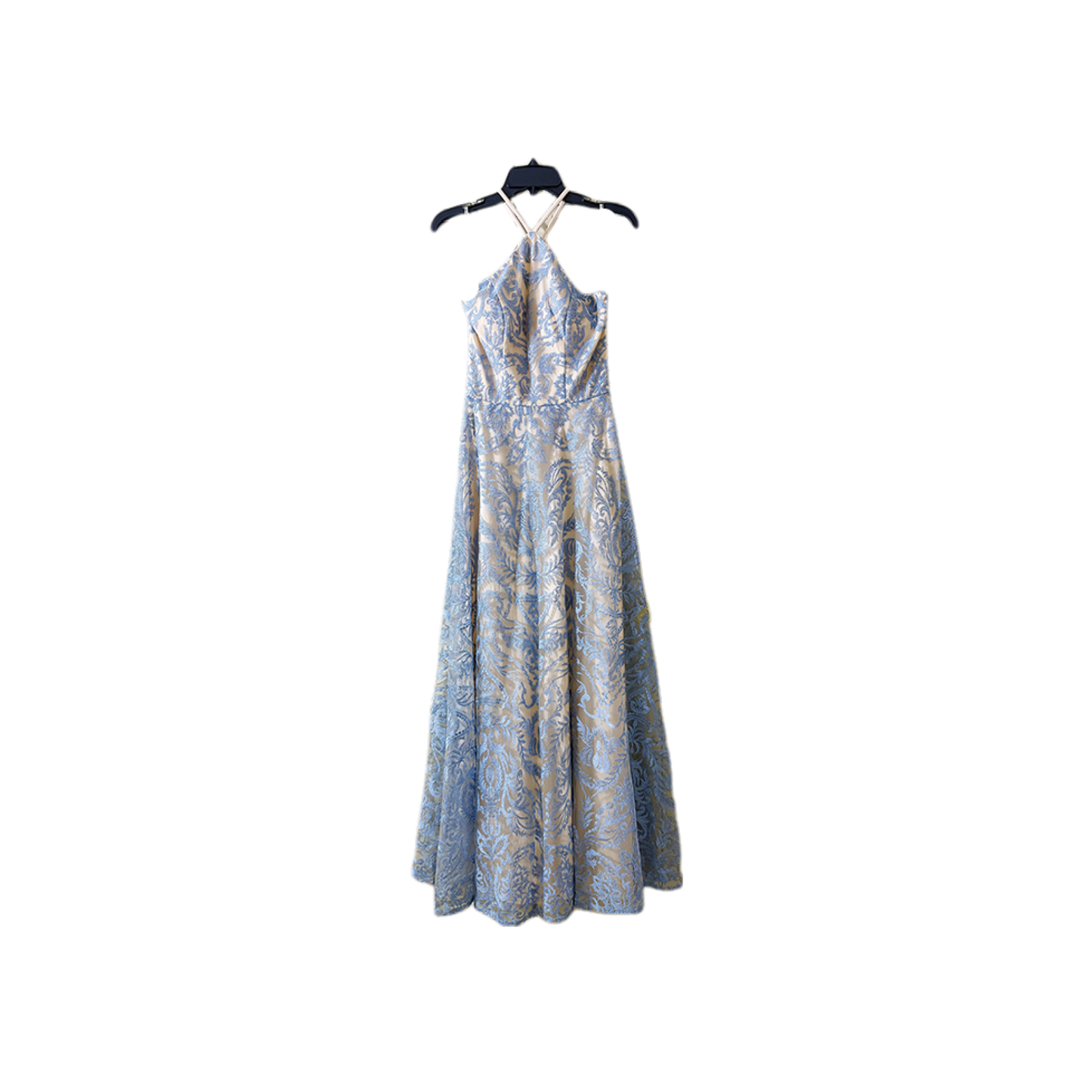 size 7 prom Embroidered mesh dress