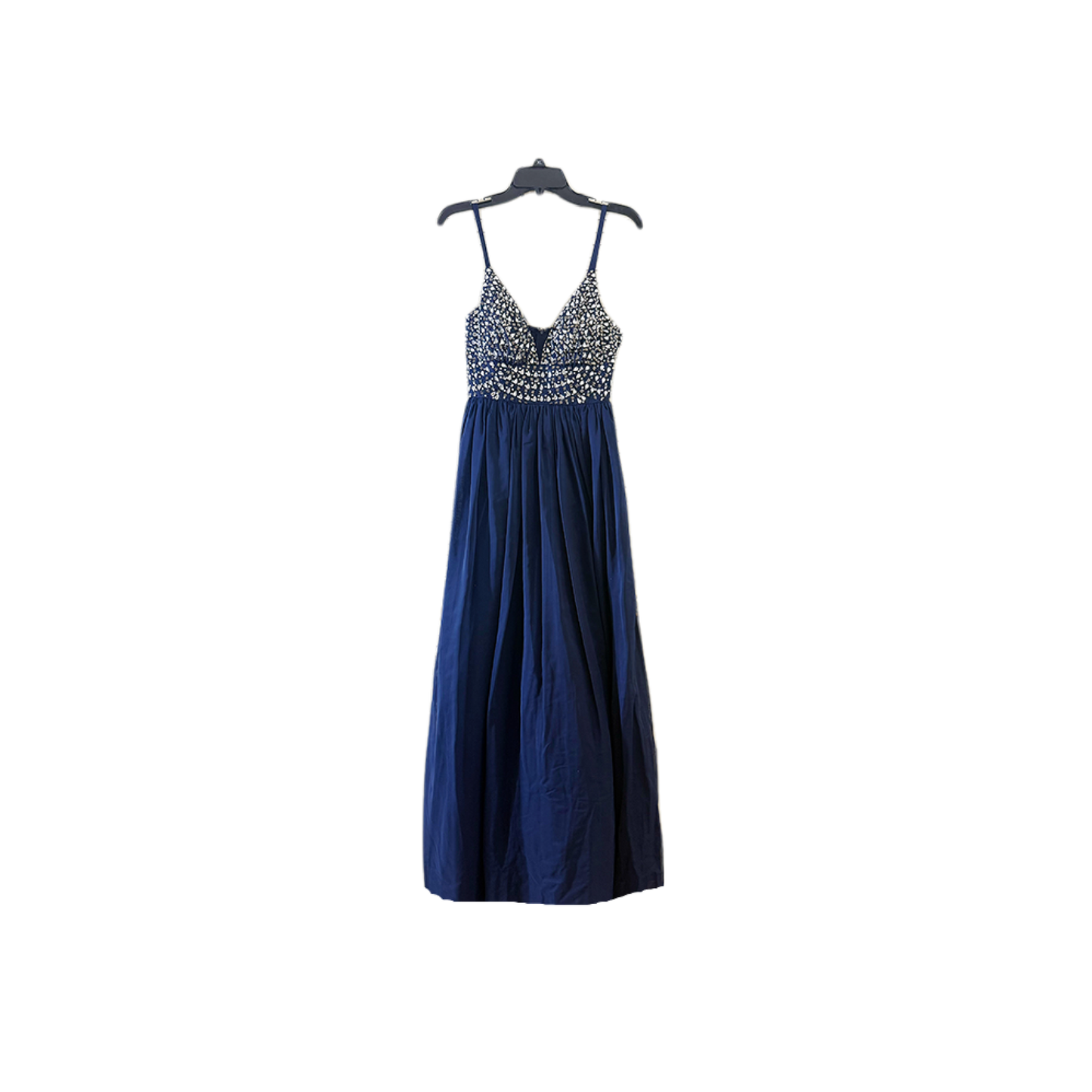 size 7 prom Beaded V-neck vest mesh camisole dress