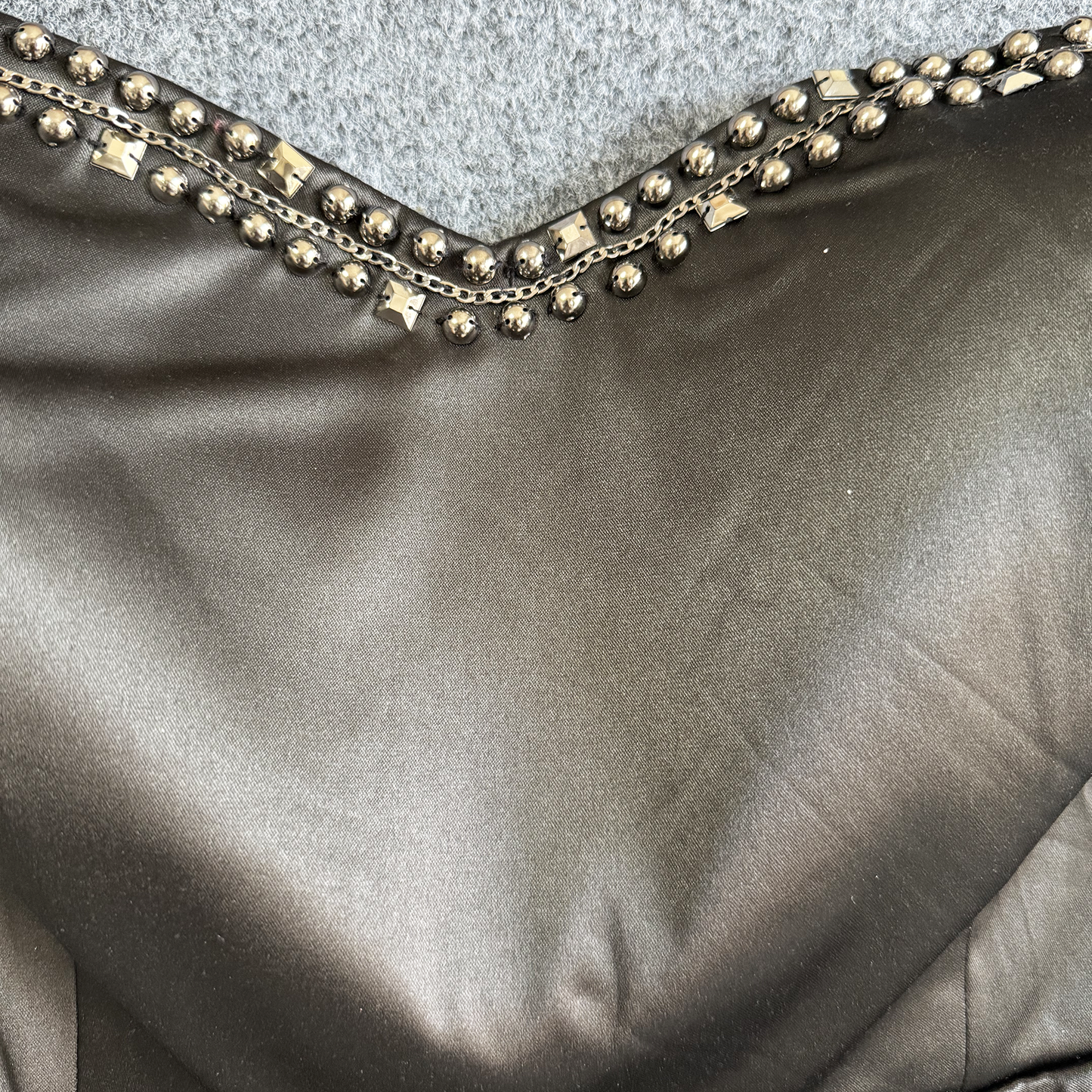 Plus Size Clothing High Quality Rhinestone-studded Strapless Dress Ball Party Banquet