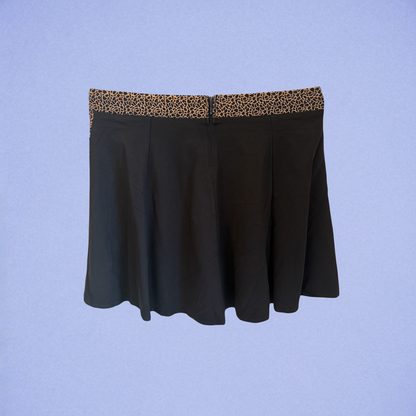 Plus Size Clothing High Quality Affordable Metallic Gold Mini A-line Skirt