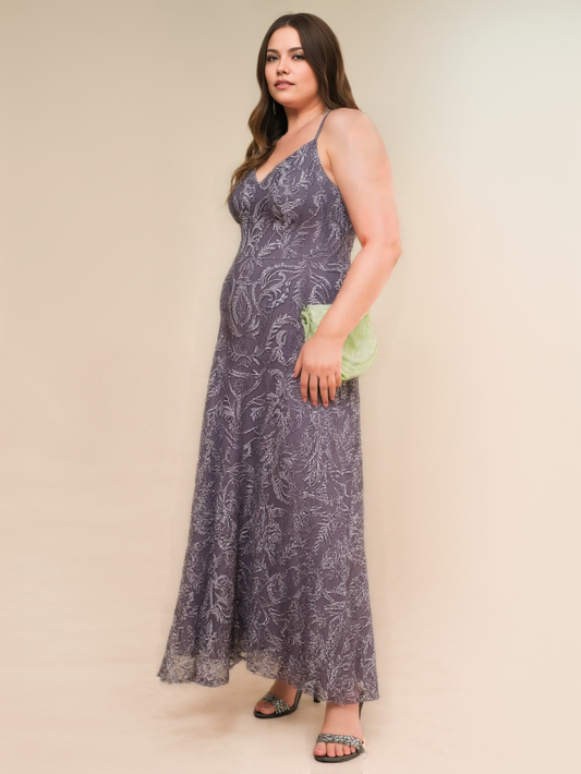 size 7 19 plus prom  plus size Lace vest dress plus prom