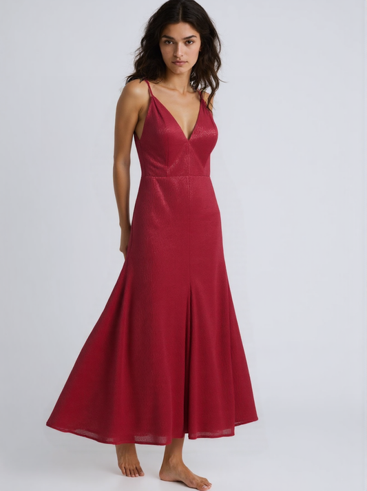 size 7 prom Red strap dress