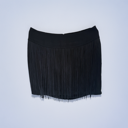 Plus Size Clothing High Quality Affordable Black Tassels Mini Pencil Skirt
