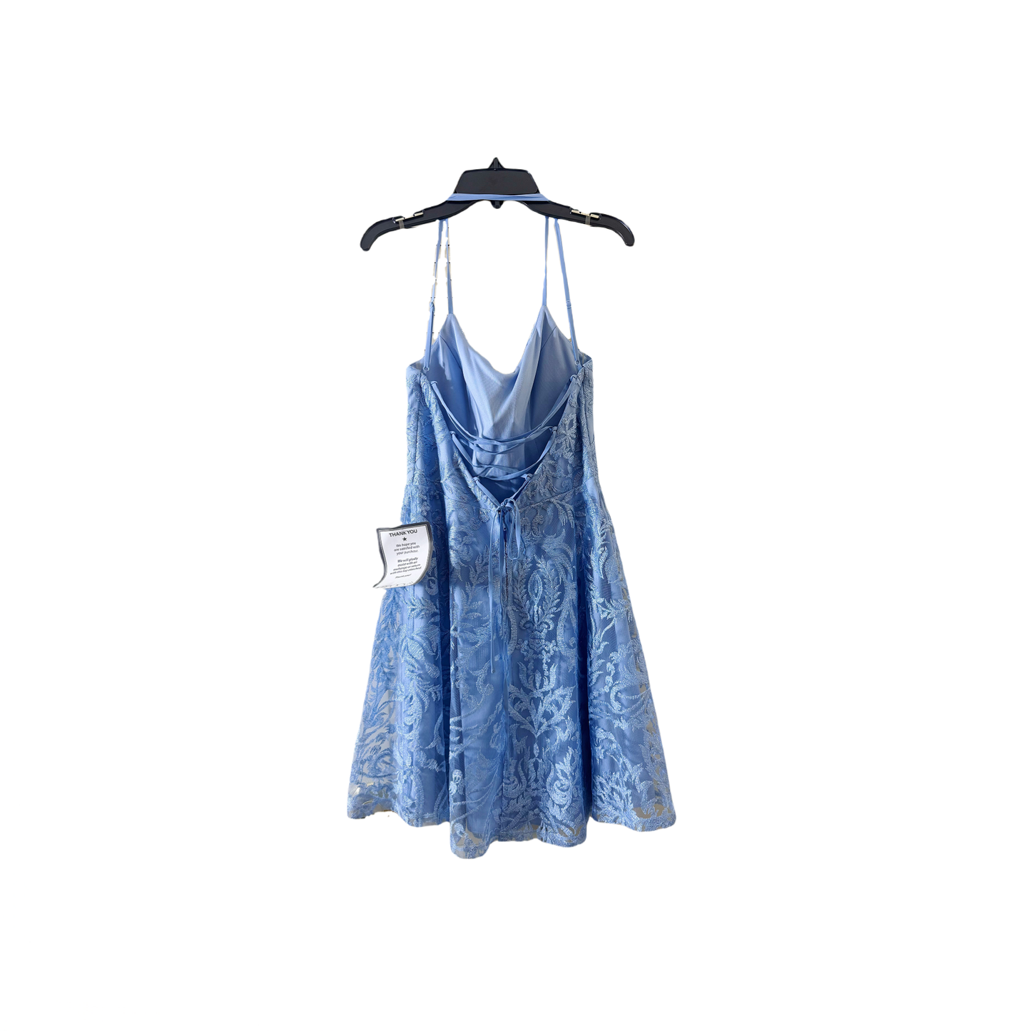 Size 7 prom Lace strap A-line dress