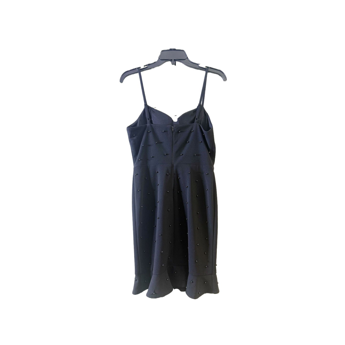 Size 7 prom Black Beaded Sling Dress