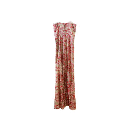 size 7 prom Embroidered lace tube top dress