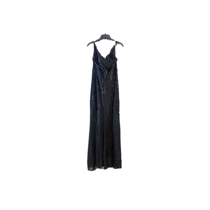 size 7 prom Sequined Double V Neck Sling Dress